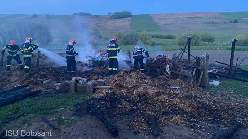 Un băieţel de şase ani a dat foc furajelor din curtea bunicilor! Cinci tone au ars! - un-baietel-1715066608.jpg