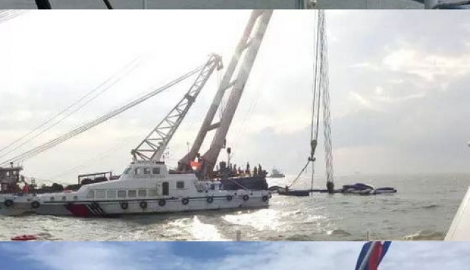 Un bulk-carrier a scufundat o ambarcațiune a Poliției chineze - unbulkcarrierascufundat-1492769995.jpg