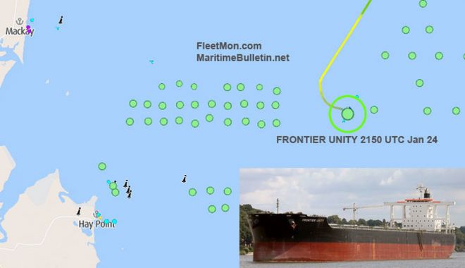 Un bulk-carrier în pericol, în Marea Coralilor - unbulkcarrierinpericol-1674987852.jpg