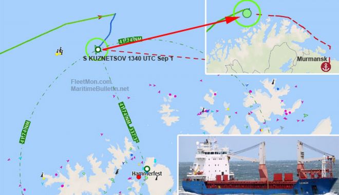 Un cargou rusesc în derivă, în Marea Barents - uncargourusescinderiva-1662105255.jpg