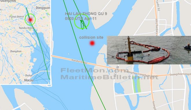 Un cargou s-a scufundat după coliziunea cu un portcontainer - uncargousascufundatdupacoliziune-1618127873.jpg