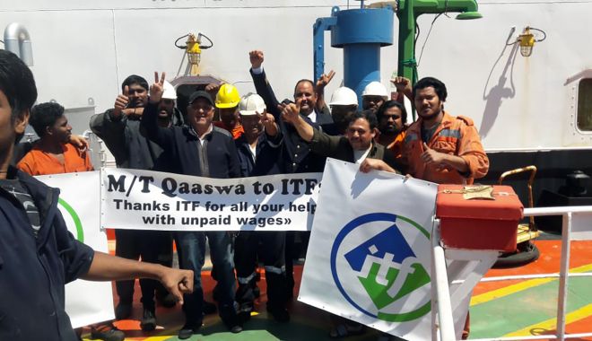 Un echipaj abandonat a fost repatriat după 13 luni, cu sprijinul ITF - unechipajabandonatafostrepatriat-1560200194.jpg
