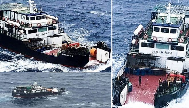 Un ferry-boat și-a pierdut rampa în largul mării - unferryboatsiapierdutrampainlarg-1556106616.jpg