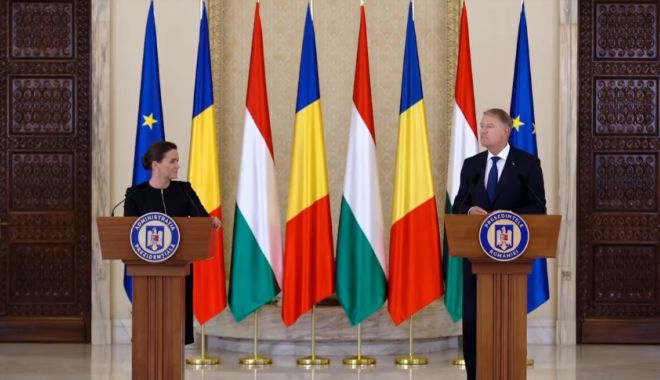 Foto - Preşedinta Ungariei, prezentă în România: 
