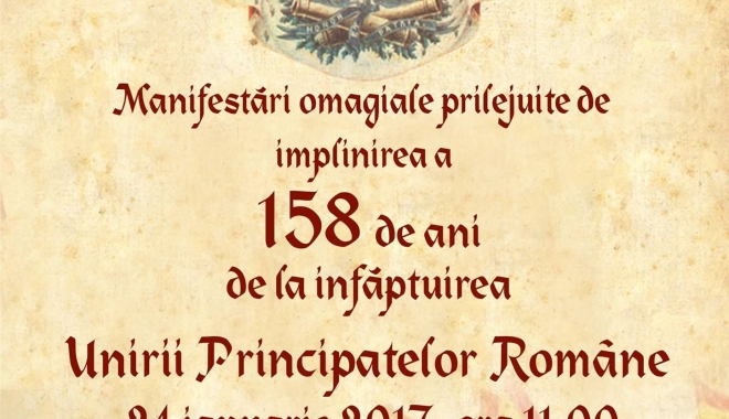 Unirea Principatelor Române, sărbătorită la Medgidia - unirealamedgidia-1485082474.jpg