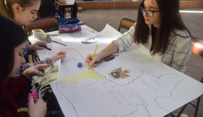 Unirea Principatelor Române, sărbătorită la Liceul Teoretic 