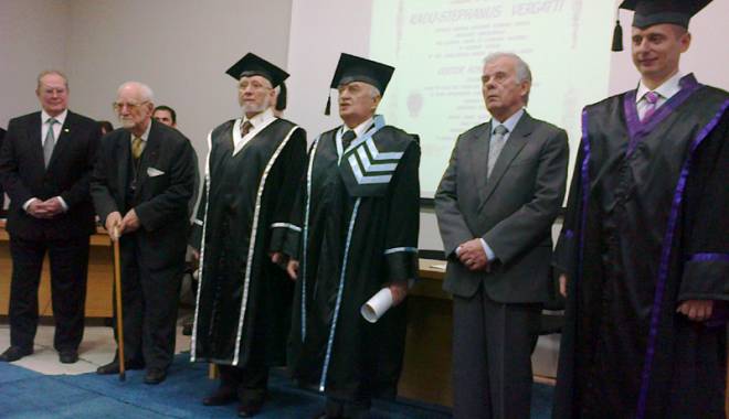 Un nou Doctor Honoris Causa în panteonul Universității  