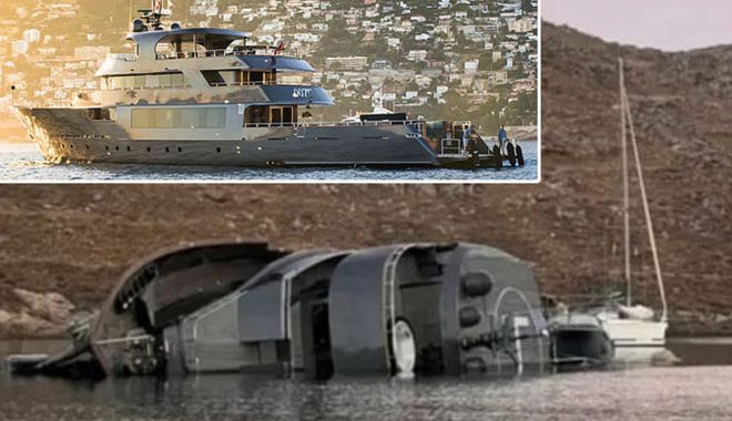 Un super yacht, de 400 de tone, s-a scufundat în Marea Egee - unsuperyachtsascufundatinmareaeg-1662359346.jpg