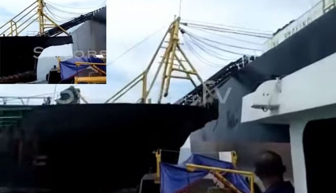 Un tanc petrolier a fost avariat de o navă de dragaj - untancpetrolierafostavariat-1602418180.jpg