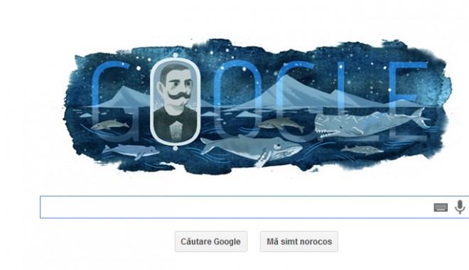Logo Google dedicat savantului Emil Racoviță - untitled-1384502950.jpg