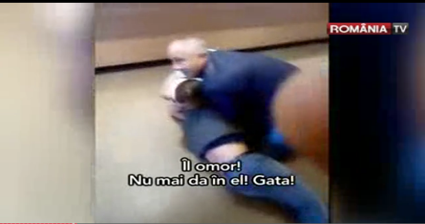 VIDEO. IMAGINI ȘOCANTE ÎNTR-UN FAST FOOD. Un bărbat a fost luat la bătaie din cauza unei femei - untitled-1493878044.jpg