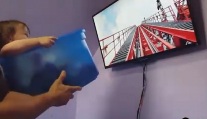 VIDEO / UN PĂRINTE INVENTIV! Cum și-a 