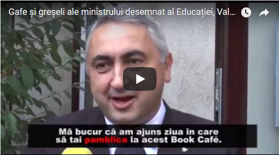 VIDEO. Valentin Popa, ministrul desemnat al Educației, 
