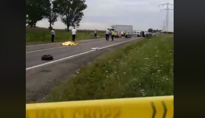 Accident mortal. Polițist pe motocicletă, spulberat de un șofer care mergea pe contrases - untitled-1532067714.jpg