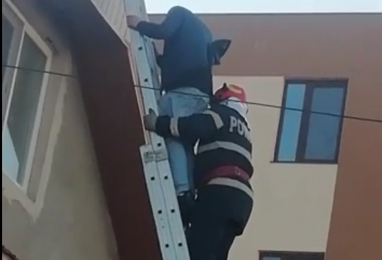 VIDEO. Intervenție la înălțime a salvatorilor, în prima zi din an, la Constanța - untitled-1609493708.jpg