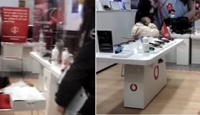 Imagini șocante, într-un magazin de telefoane! Femeie trântită de un angajat, Motivul, halucinant - untitled-1644824069.jpg