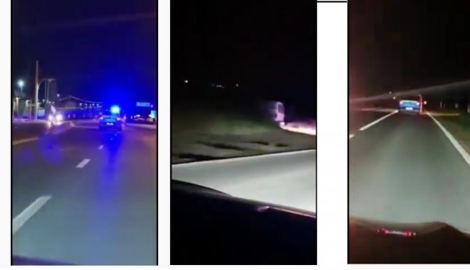 VIDEO. FOCURI DE ARMĂ ÎN TRAFIC, LA CONSTANȚA! Bărbat beat și fără permis, cursă nebună cu polițiștii pe urmele lui