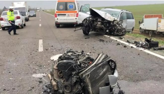 Accident teribil pe DN21. Patru persoane încarcerate, a intervenit elicopterul SMURD CONSTANȚA - untitled-1650636581.jpg