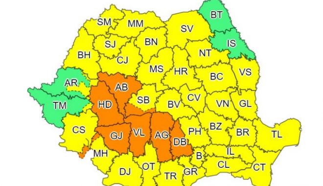 Alertă de vreme instabilă şi ploi însemnate cantitativ, inclusiv la Constanţa!
