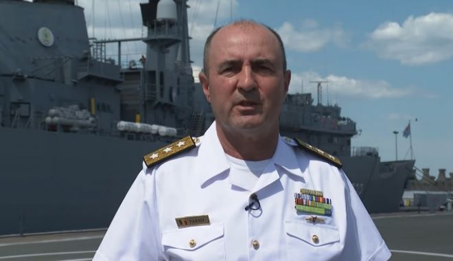 VIDEO. Mesajul Șefului Statului Major al Forțelor Navale, viceamiral Mihai Panait, transmis cu prilejul Zilei Marinei Române