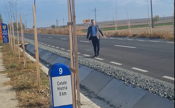 Drumul dintre Cetatea Histria şi Tariverde, reabilitat complet. „Lucrările sunt finalizate”