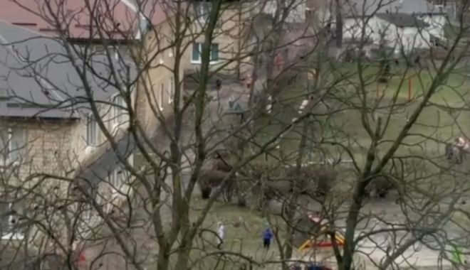 RUSIA BOMBARDEAZĂ KIEVUL! Zeci de copii dintr-o grădiniță fug în adăposturi