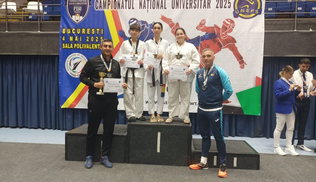 Studenții ovidieni, vicecampioni la Campionatul Național Universitar de Taekwondo WT 2025