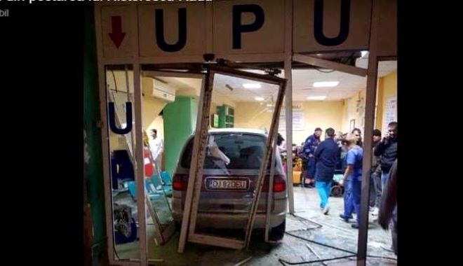 Bărbatul care a intrat cu mașina în UPU a Spitalului Județean, pus sub control judiciar - upu-1548079637.jpg