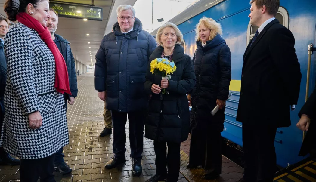 Ursula von der Leyen la Kiev, la patru ani de la declanșarea războiului din Ucraina - ursula-la-kiev-1771939701.webp