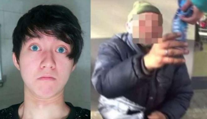 Un vlogger spaniol i-a dat unui cerșetor român să mănânce biscuiţi umpluţi cu pastă de dinţi - v-1654105939.jpg
