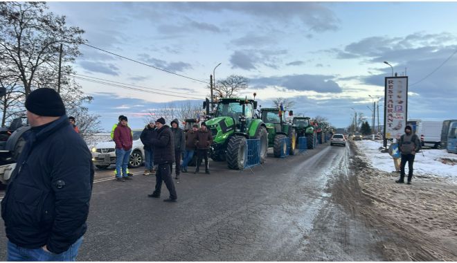 Vama Siret, deblocată după cinci zile de proteste ale fermierilor și transportatorilor