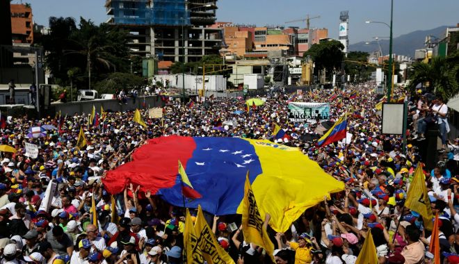 HAOS ÎN VENEZUELA. Puterile UE îl recunosc pe Guaido drept președinte - venezuelacaracasprotest-1549279580.jpg