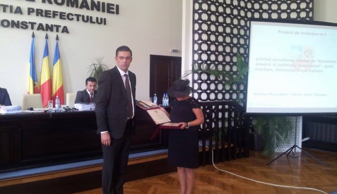 Istoricul Virgil Coman, declarat Cetățean  de Onoare post-mortem al județului - virgilcoman-1471451385.jpg