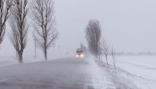 ANM. Cod portocaliu de viscol și mai multe atenţionări de ceaţă densă şi burniţă - viscolmunteavertizare-1677307548.jpg