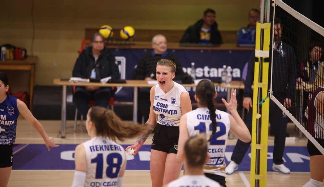 Voleibalistele de la CSM Constanţa, victorie clară cu Rapid Bucureşti - volei-csm-rapid-1734356128.jpg