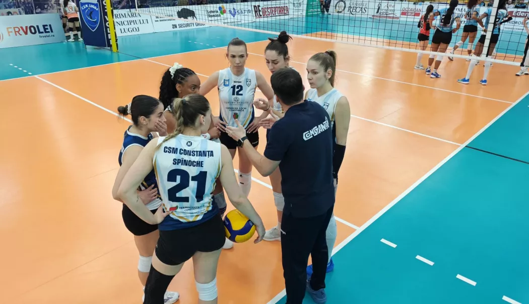 Victorie clară pentru voleibalistele de la CSM Constanța la Lugoj