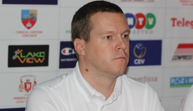 Volei / Antrenorul CVM Tomis, Radovan Gacic: 