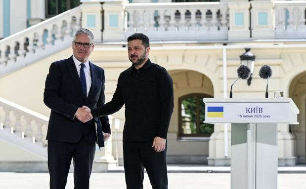 Volodimir Zelenski i-a decernat Ordinul Libertății lui Keir Starmer - volodimir-1784277452.webp