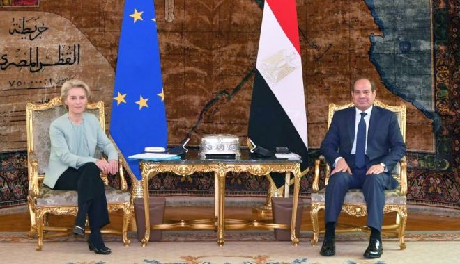 Von der Leyen şi Al Sisi, de acord cu definirea unui orizont politic bazat pe soluţia cu două state - von-der-1700411853.jpg
