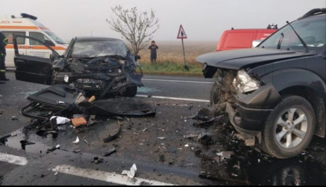 Accident cu patru victime, pe 
