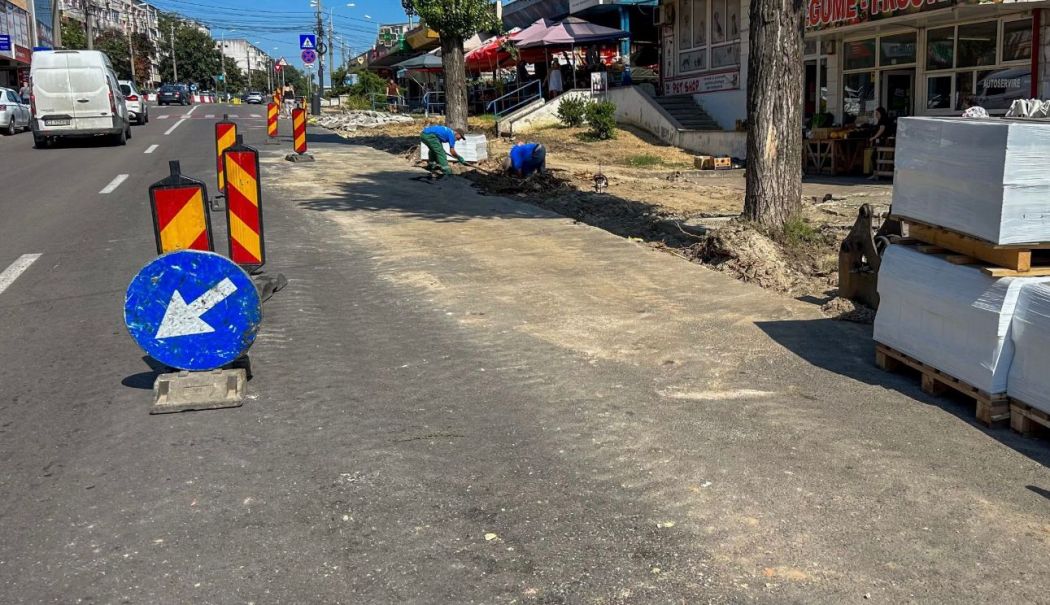 În atenția șoferilor! Se lucrează pe strada Adamclisi din cartierul Tomis Nord