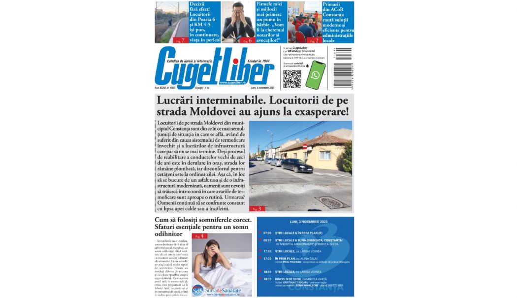 Iată titlurile din data de 3 NOIEMBRIE ale ziarului CUGET LIBER! - whatsapp-image-20251102-at-18035-1762100306.jpeg