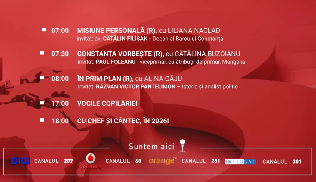 Programul zilei de joi, 1 IANUARIE 2026, de la Antena 3 Constanța - whatsapp-image-20251231-at-22621-1767198290.webp