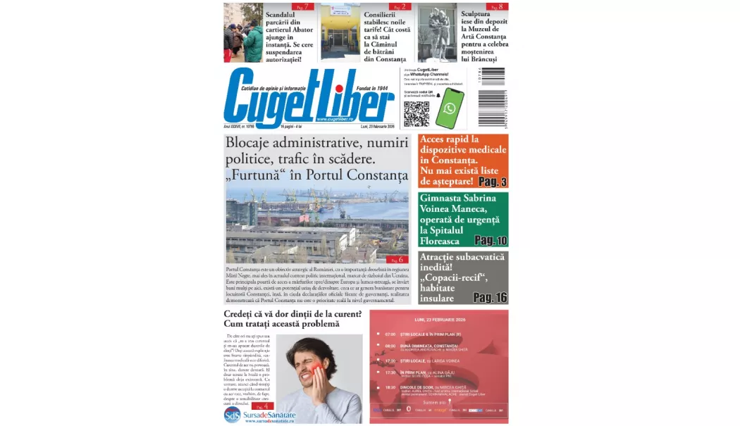 Iată titlurile zilei din data de 23 FEBRUARIE ale ziarului CUGET LIBER! - whatsapp-image-20260222-at-61831-1771783126.webp