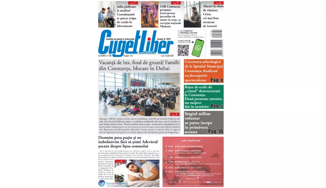 Iată titlurile zilei din data de 2 MARTIE ale ziarului CUGET LIBER! - whatsapp-image-20260301-at-62435-1772385211.webp