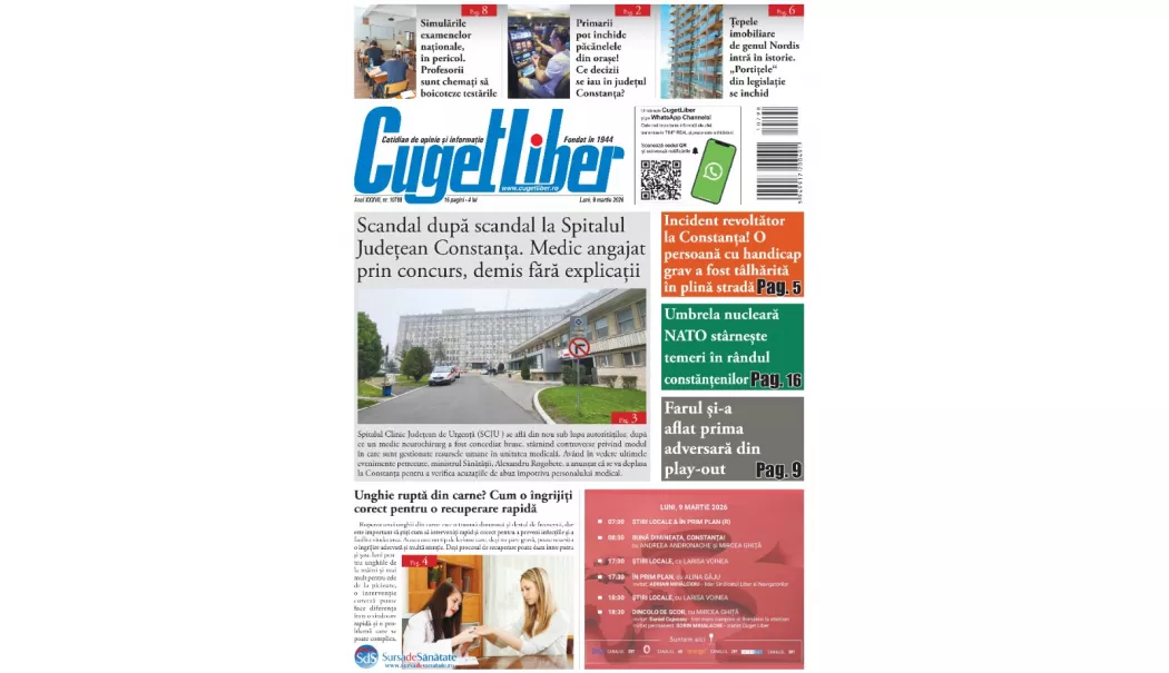 Iată titlurile zilei din data de 9 MARTIE ale ziarului CUGET LIBER! - whatsapp-image-20260308-at-17572-1772990471.webp