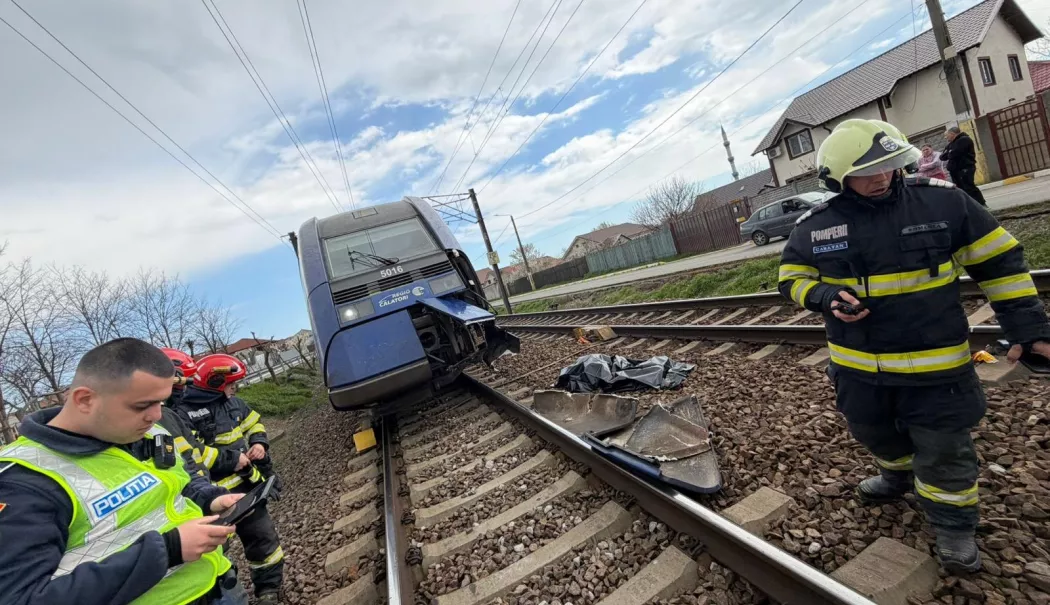 Tragedie la Valu lui Traian: o femeie a murit după ce a fost lovită de tren
