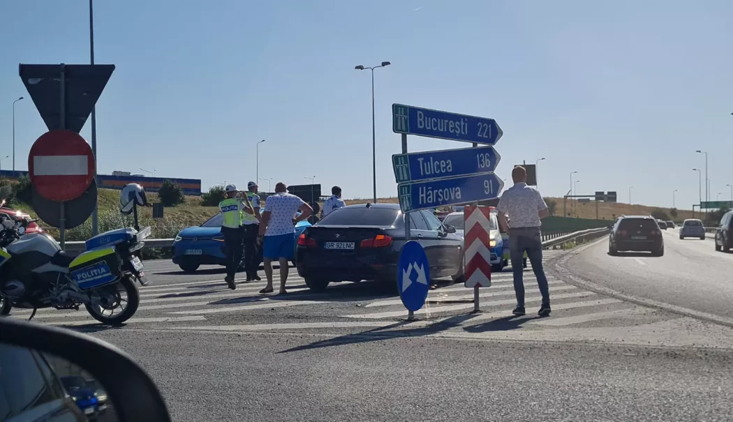 Două fetițe au ajuns la spital după un accident rutier la ieșirea de pe Autostrada A4, în sensul giratoriu de la Agigea - whatsapp-image-20260628-at-45356-1782655266.webp
