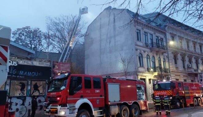 Hotelul din Bucureşti care a luat foc marţi dimineaţă nu deţine autorizaţie de securitate la incendiu
