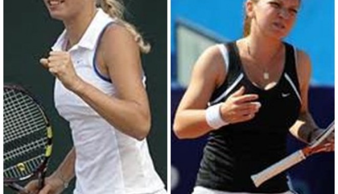 Tenis / Simona Halep, eliminată din turneul de la Dubai - wozniackihalep-1329985675.jpg